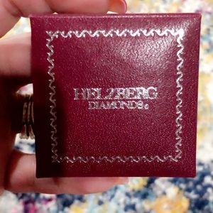 Helzberg Diamond & Ruby silver ring.